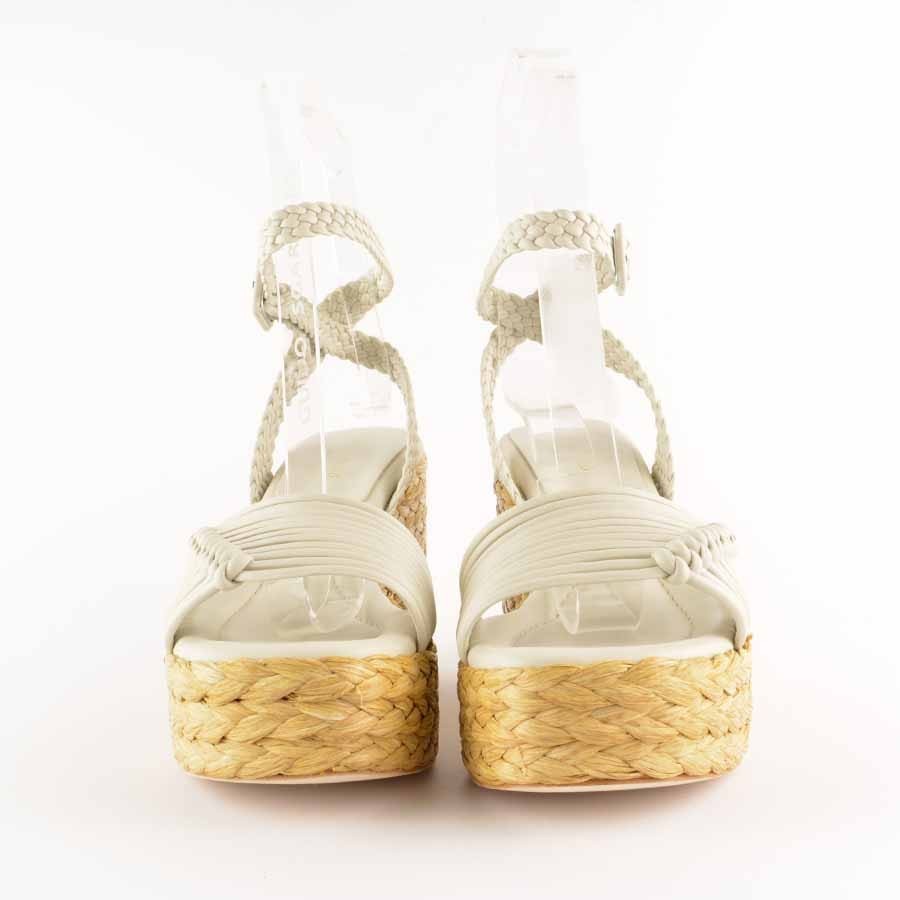 Paloma Barceló wedge sandal Espadrilles Masie white