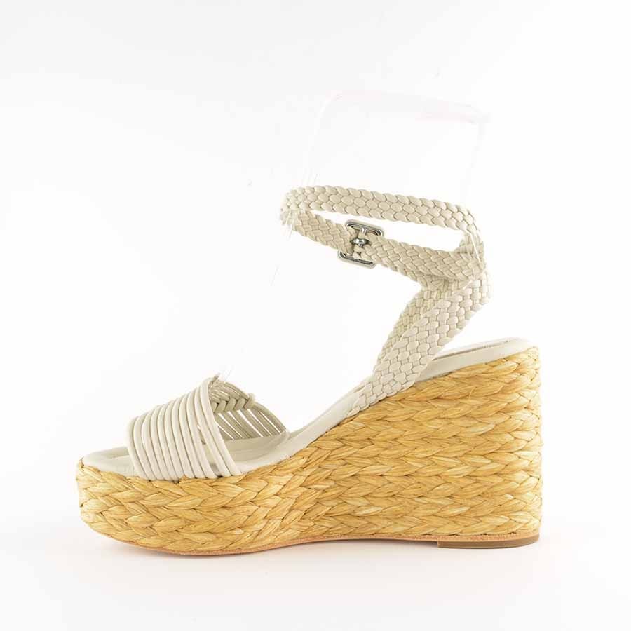 Paloma Barceló sandalo zeppa Espadrilles Masie bianco