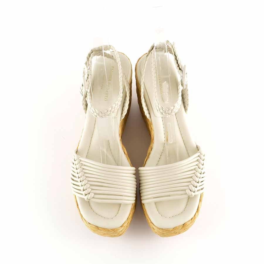 Paloma Barceló wedge sandal Espadrilles Masie white