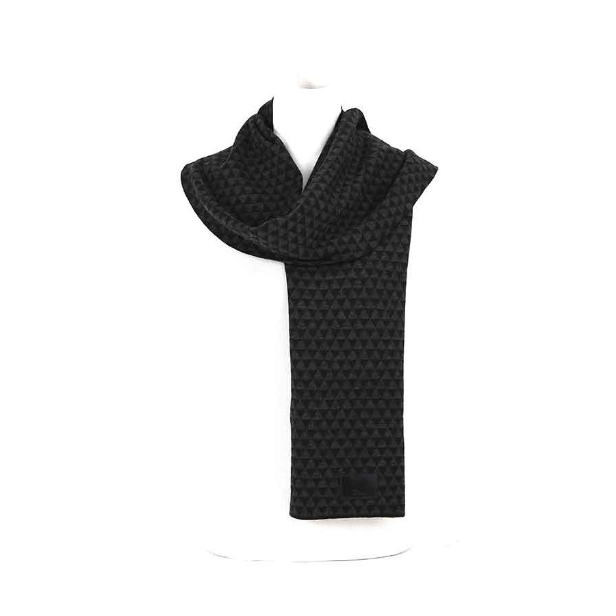 Sciarpa Dior lana grigio nero sciarpa uomo