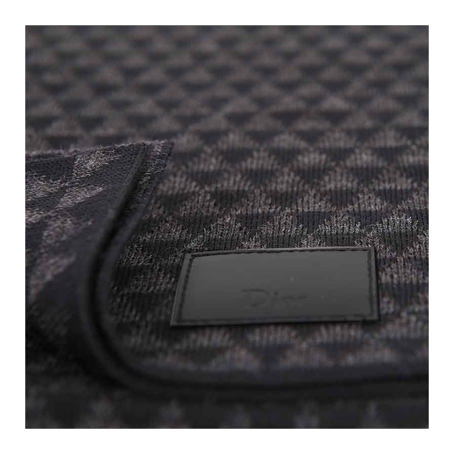 Sciarpa Dior lana grigio nero sciarpa uomo
