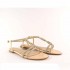 Ninalilou flat cream sandal Elisa swarovski