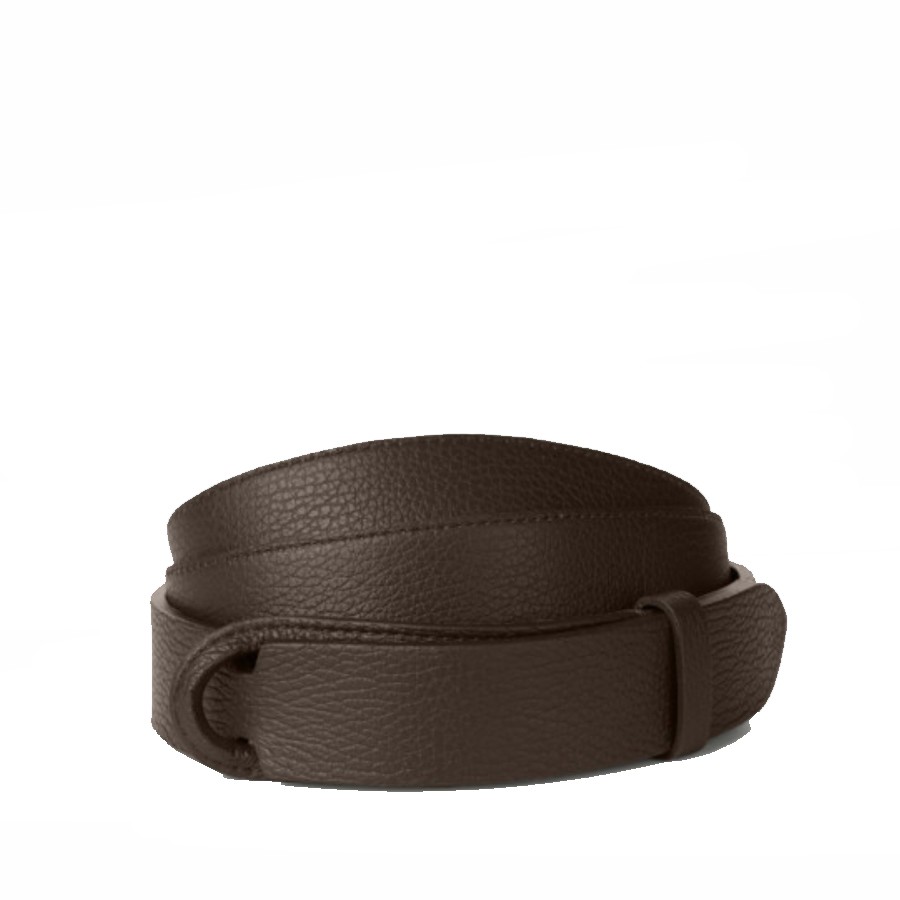 ORCIANI Micron Nobuckle Belt in Leather