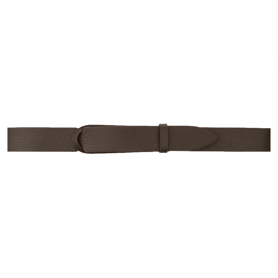 ORCIANI Micron Nobuckle Belt in Leather