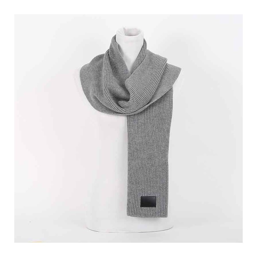 Sciarpa Dior lana grigio sciarpa uomo