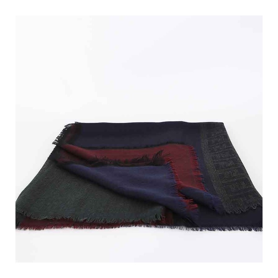 Stola Fendi lana jacquard color sciarpa donna