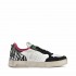 Womsh women's sneaker Hyper white zebra leather