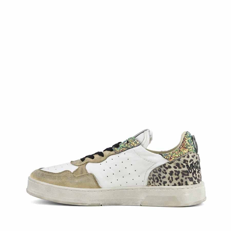 Womsh sneaker donna Hyper pelle bianco leo