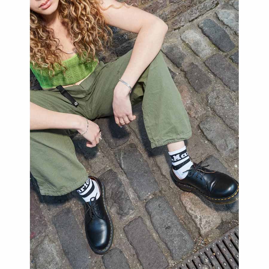 Dr.Martens stringata donna 1461 Oxford smooth black