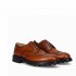 FABI UOMO derby con cuciture in pelle cuoio