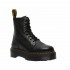 Dr. Martens Jadon III platform military boot in Pisa black leather