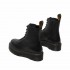 Dr. Martens Jadon III platform military boot in Pisa black leather