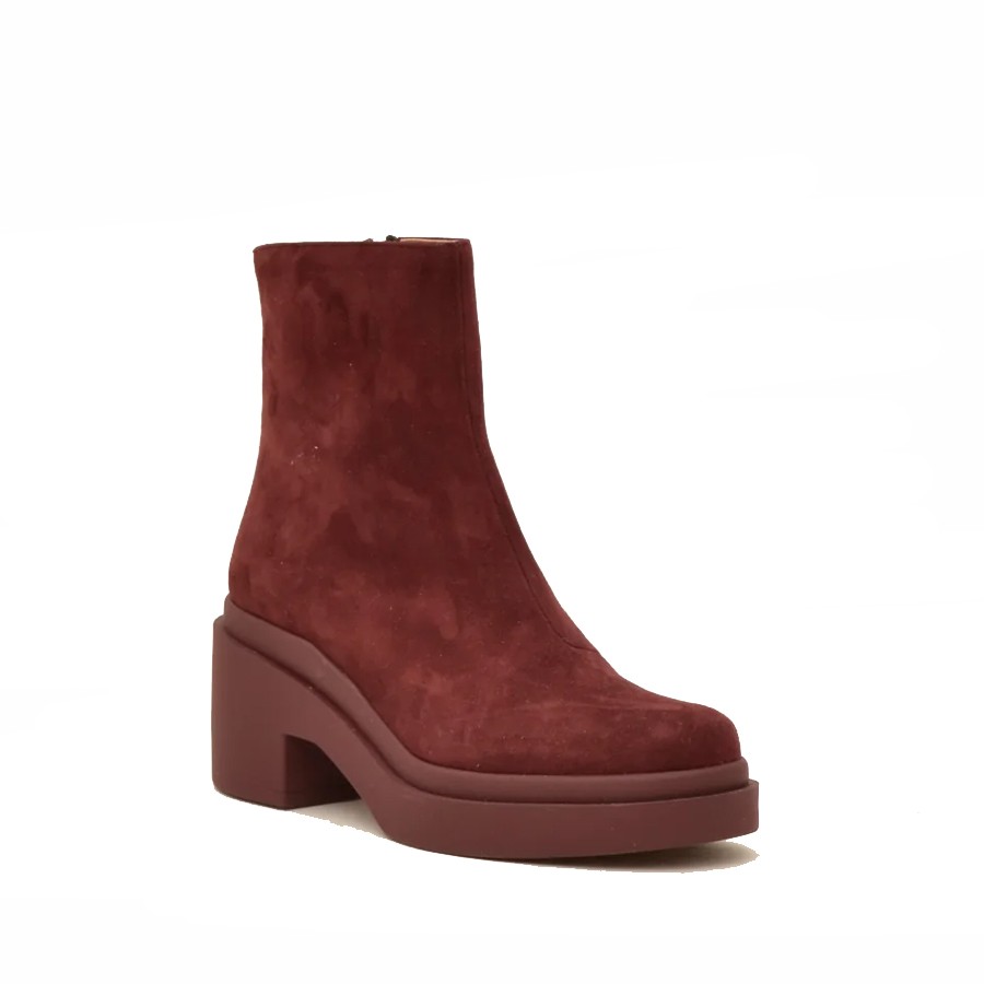 Roberto Festa women's ankle boot Chloe in vinaccio suede