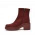 Roberto Festa women's ankle boot Chloe in vinaccio suede