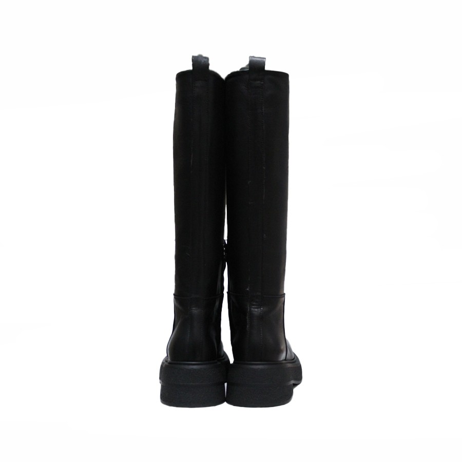 Alamanni stivale donna pelle vitello nero