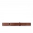 ORCIANI Nobuckle Bull leather and fabric belt