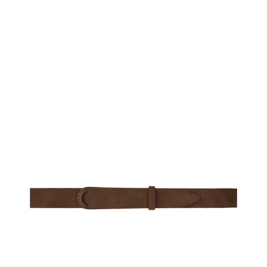 Nobuckle Suede and Fabric Suede Belt