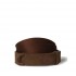 Cintura Orciani Nobuckle Suede in camoscio e tessuto