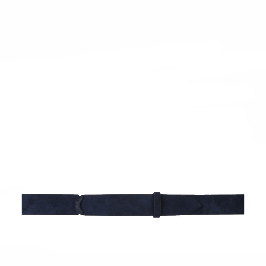 Nobuckle Suede and Fabric Suede Belt