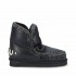 Mou eskimo 18 cracked black rhinestones logo