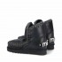 Mou eskimo 18 cracked black rhinestones logo