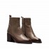 Women's PANTANETTI beige delavè leather boot