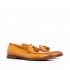 PANTANETTI mocassino donna  con  nappine ocra