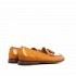 PANTANETTI mocassino donna  con  nappine ocra