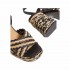 Castañer bicolor Vicen raffia sandal