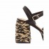 Castañer bicolor Vicen raffia sandal