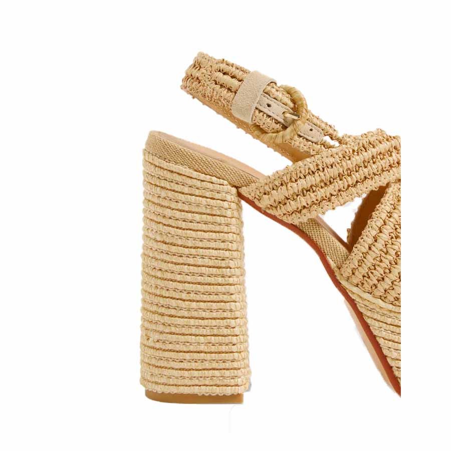Castañer Fulvia sandal natural raffia