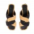 Castañer ciabatta flat Prado rafia