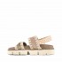 Mou Bio sandal back strap suede & leather
