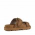 Mou sandalo Low bio sandal two buckles monochrome cognac