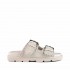 Mou sandalo Low bio sandal two buckles monochrome chalk