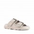 Mou sandalo Low bio sandal two buckles monochrome chalk