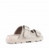 Mou Low bio sandal two buckles monochrome chalk