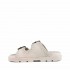 Mou Low bio sandal two buckles monochrome chalk