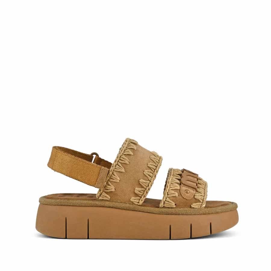 Mou Bounce sandal monochrome cognac