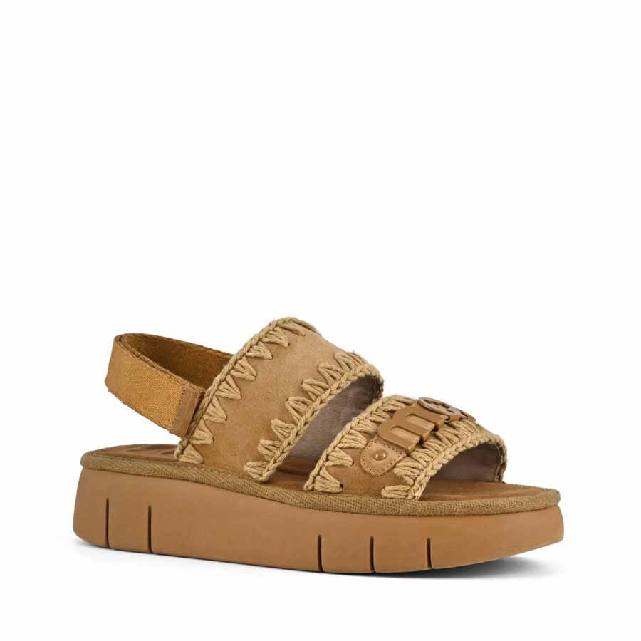 Mou Bounce sandal monochrome cognac