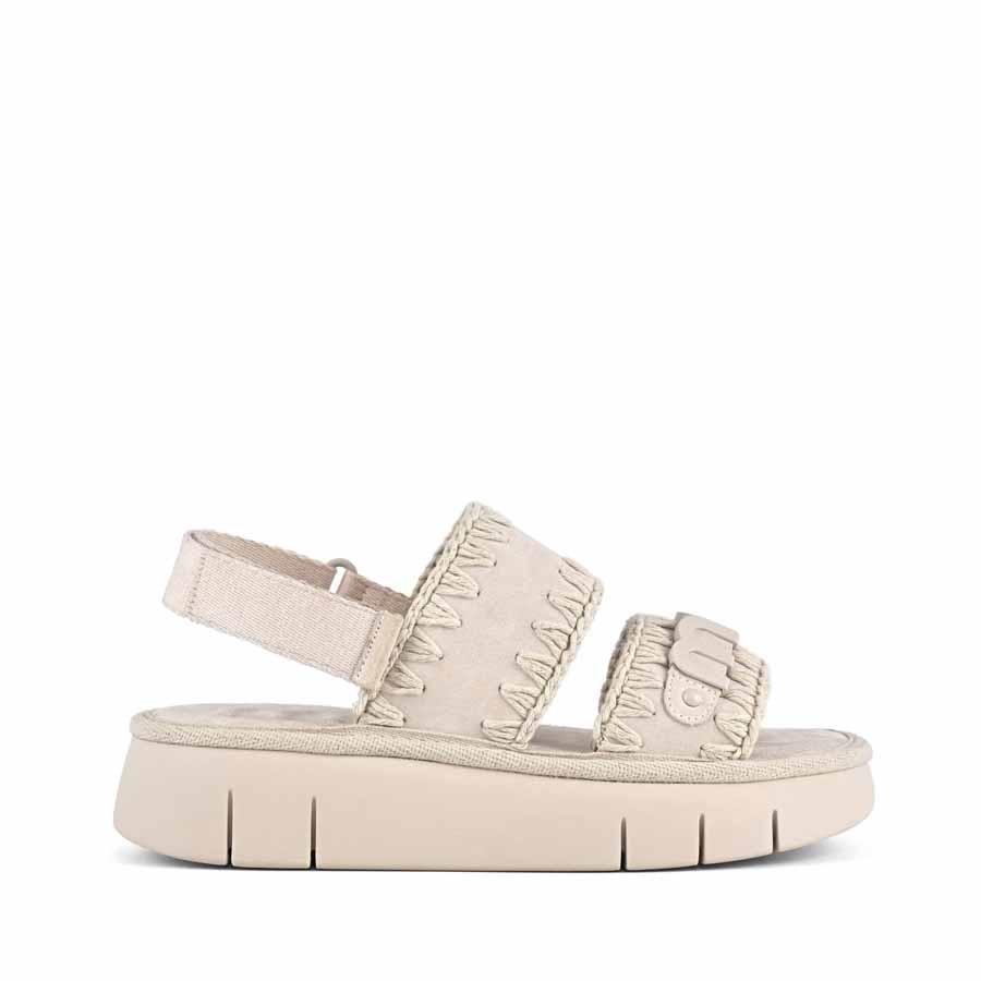 Mou sandal monochrome chalk