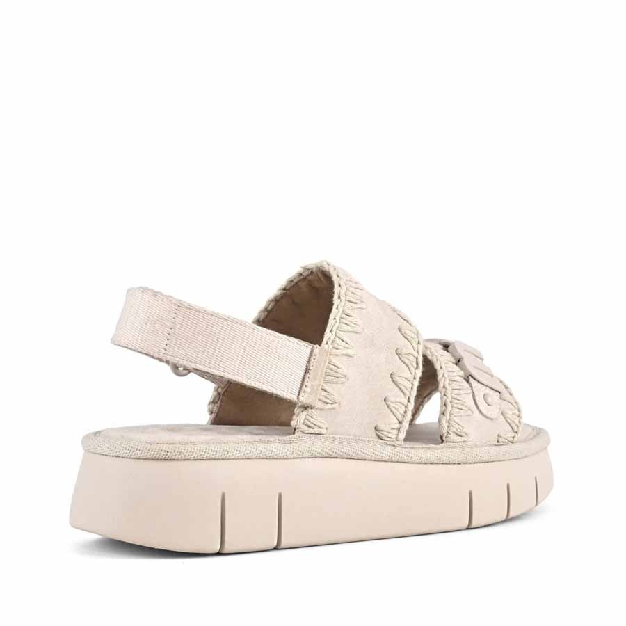 Mou sandal monochrome chalk