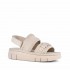 Mou sandal monochrome chalk