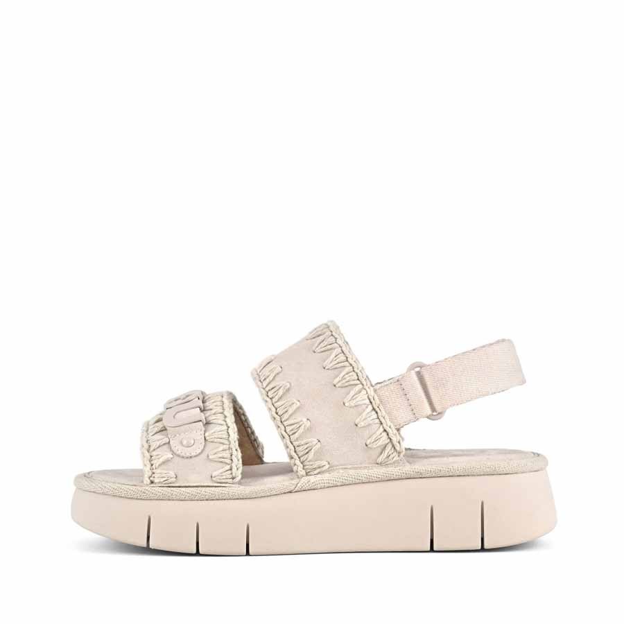 Mou sandal monochrome chalk