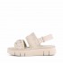 Mou sandal monochrome chalk