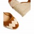 Castañer sandalo Cande espadrillas zeppa cuoio