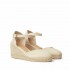 Castañer Chiarita sandal espadrille wedge ivory