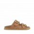 Coral Blue birkenstock slidedoppia fascia gioiello