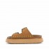 Coral Blue sandalo platform doppia fascia infilature etniche