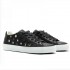 Scarpa donna Crime London nero pelle forata scarpa donna